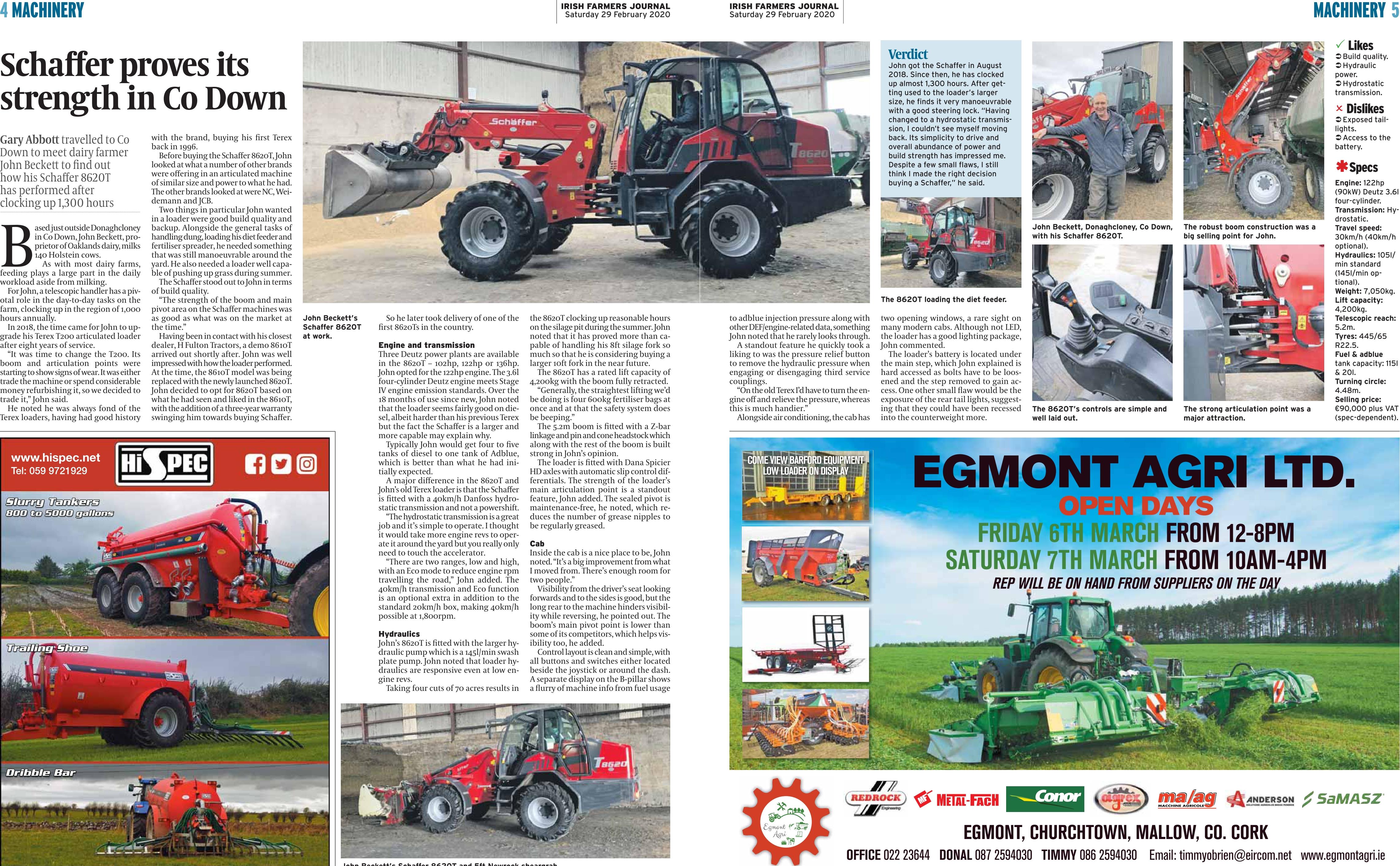 Irish Farmers Journal Reviews The 8620 T